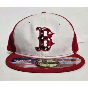 Red and White Baseball Cap